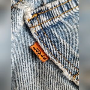 VINTAGE-ORANGE TAB-LEVI'S 517-MADE IN USA